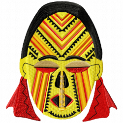 African Masks Embroidery Design 5 African Masks Embroidery Design 5